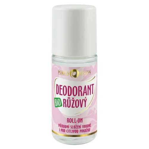 PURITY VISION Bio Růžový Deodorant roll-on 50 ml