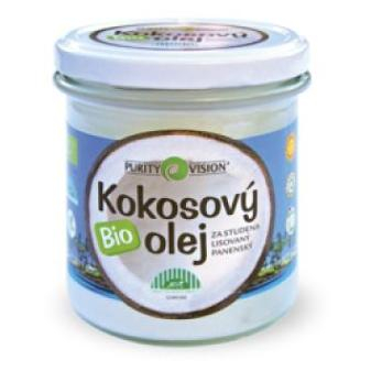 PURITY VISION Kokosový olej panenský ve skle BIO 600 ml