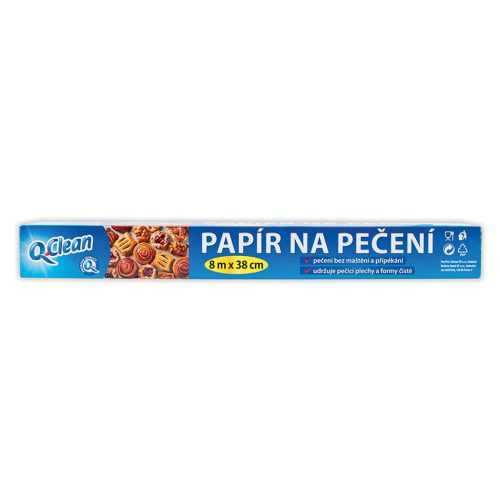 Q CLEAN Pečící papír 8 m x 38 cm