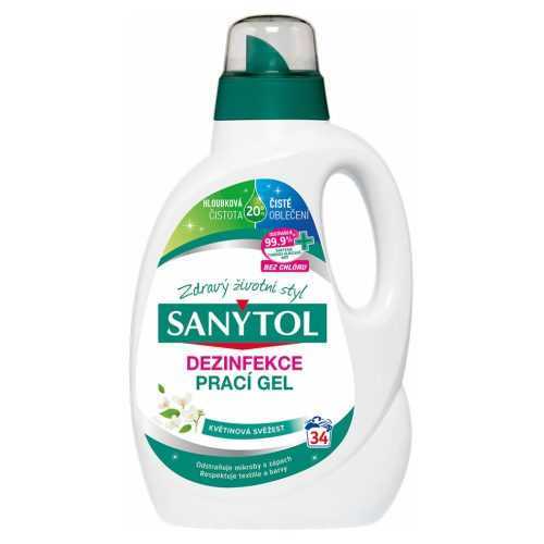 SANYTOL dezinfekční prací gel květinová vůně 34 dávek 1