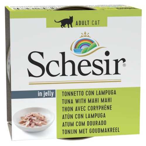 SCHESIR Konzerva pro kočky tuňák a mahi mahi 85 g
