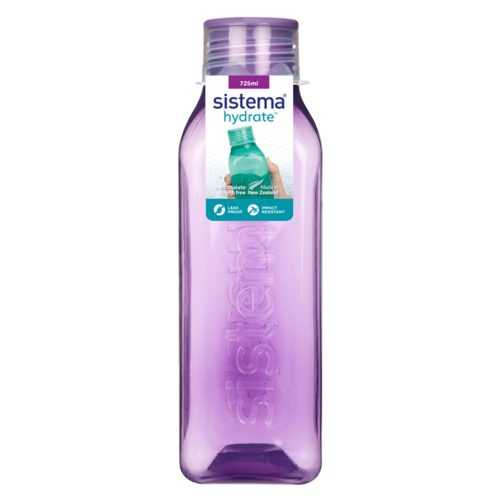 SISTEMA Hydrate Láhev Square šroubovací víčko fialová 725 ml