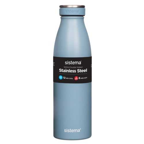 SISTEMA Hydrate Termoláhev Stainless Steel světle modrá 500 ml