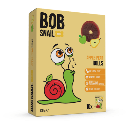ŠNEK BOB jablečno-hruškové rolky 100 g