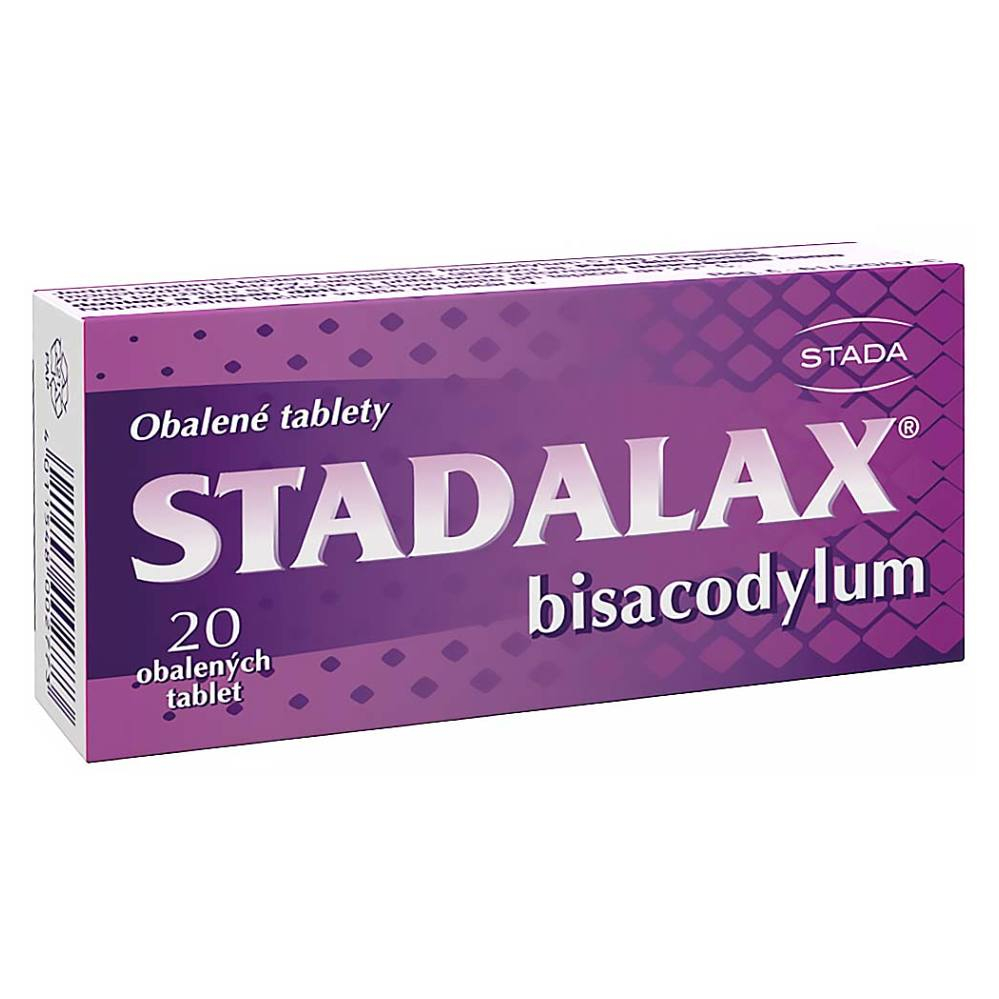 STADALAX 5 mg 20 obalených tablet