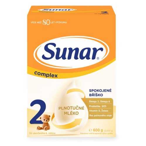 SUNAR Complex 2 pokračovací kojenecké mléko od 6 měsíce 600 g