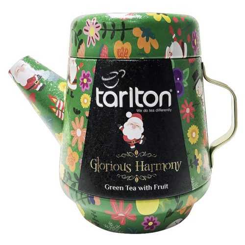 TARLTON Tea pot Glorious harmony zelený sypaný čaj v plechové konvici 100 g