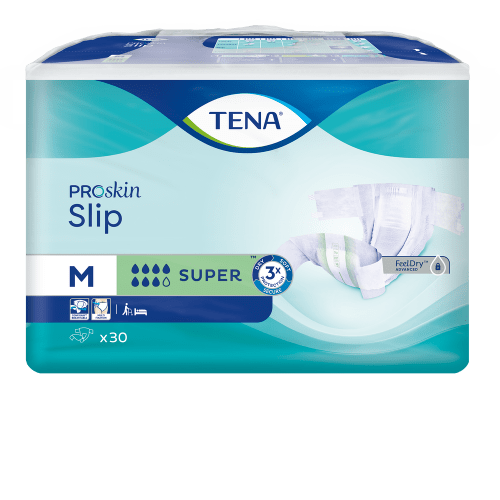 TENA Slip super plenkové kalhotky 7 kapek vel. M 30 ks