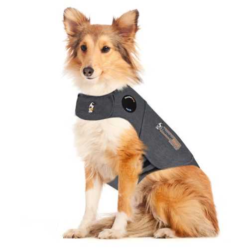 THUNDERWORKS Thundershirt Zklidňující vesta pro psy šedá 1 ks