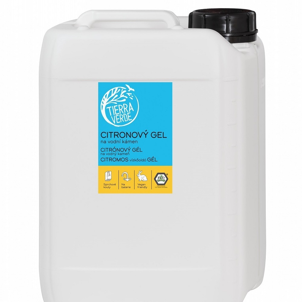 TIERRA VERDE Citronový gel na vodní kámen 5 l