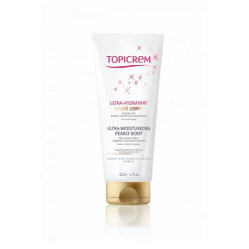 TOPICREM ULTRA Hydratační perleťové tělové mléko 200 ml