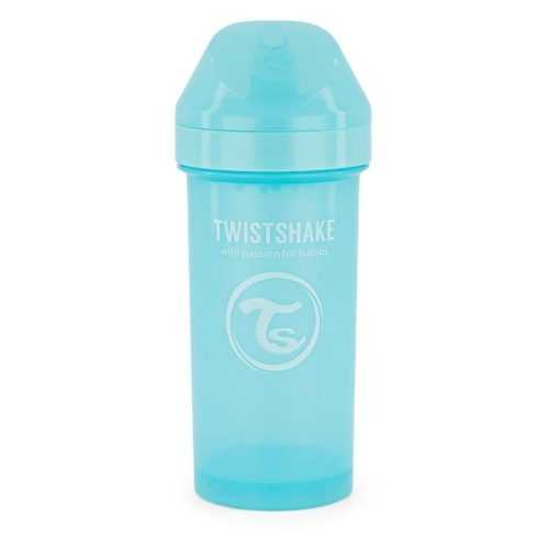 TWISTSHAKE Lahev netekoucí + pítko 12+ měsíců modrá 360 ml