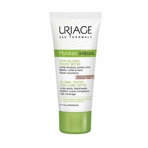 URIAGE Hyséac 3-Regul Tónovací krém proti nedokonalostem pleti  SPF30  40 ml