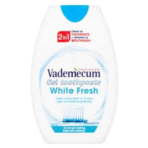 VADEMECUM White Fresh 2v1 Gelová zubní pasta 75 ml