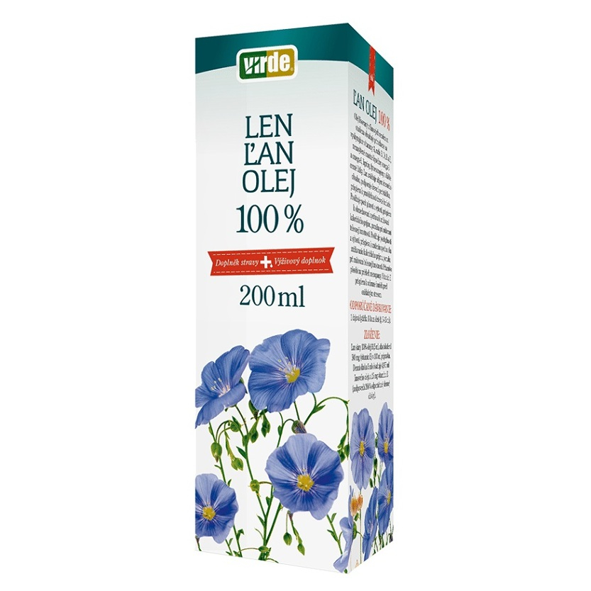 VIRDE Len 100% olej 200 ml