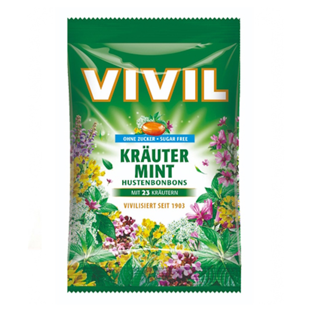 VIVIL Byliny 23 druhů drops bez cukru 120 g