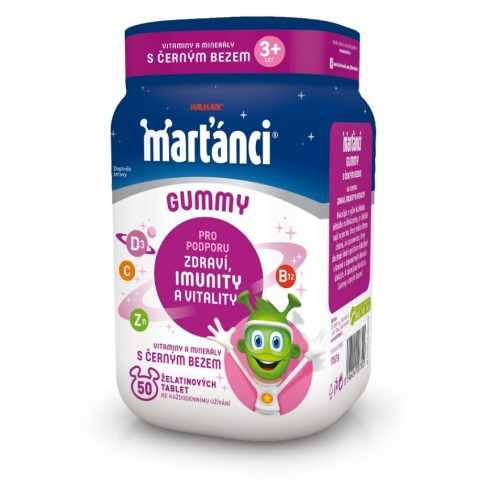 WALMARK Marťánci Gummy 20 mg Černý bez 50 kusů