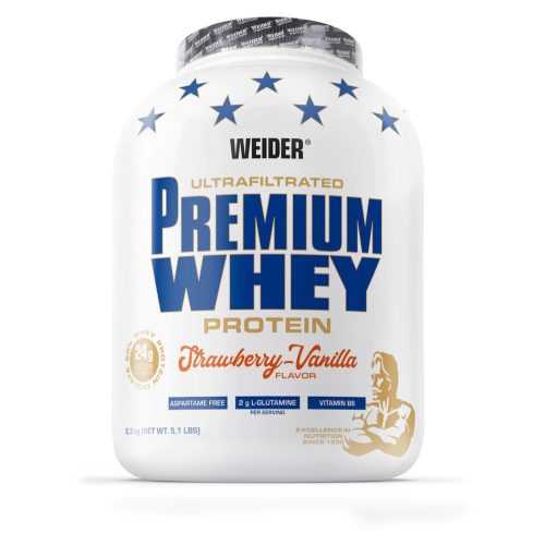WEIDER Premium whey syrovátkový protein jahoda a vanilka 2300 g