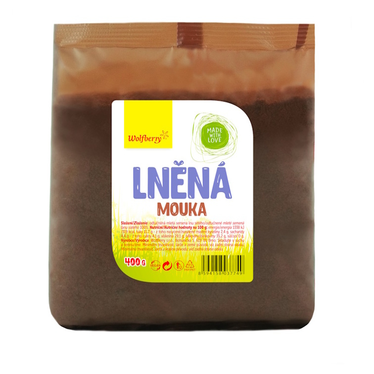 WOLFBERRY Lněná mouka 400 g