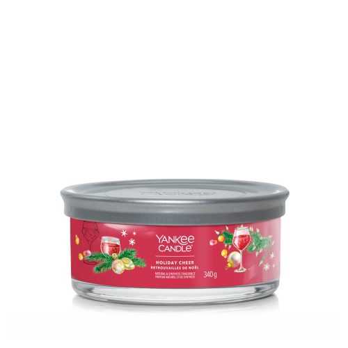 YANKEE CANDLE Signature Tumbler 5 knotů Holiday Cheer 340 g