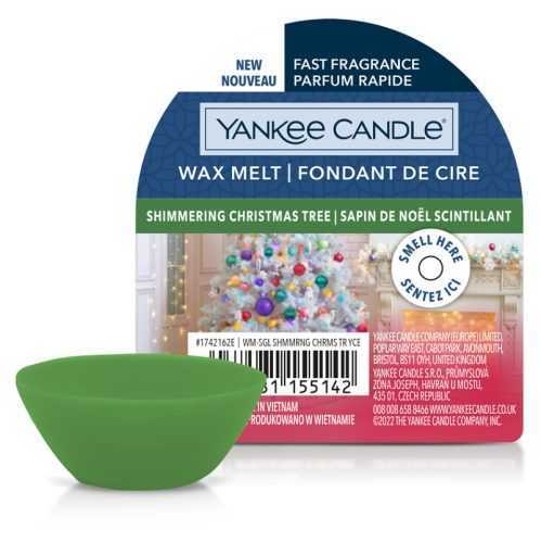 YANKEE CANDLE Vonný vosk Shimmering Christmas Tree 22 g