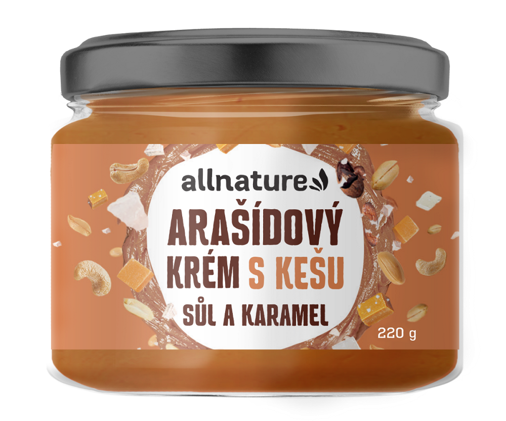 ALLNATURE Arašídový krém s kešu