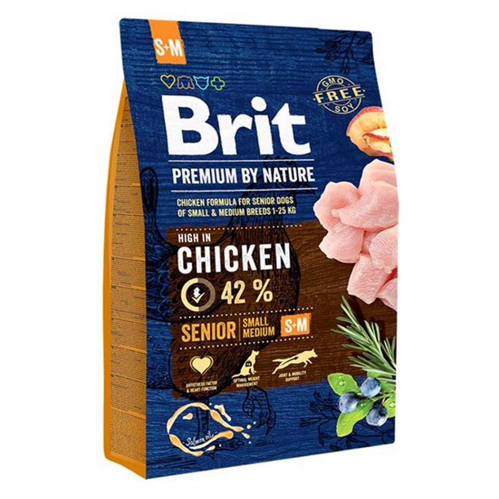 BRIT Premium by Nature Senior S+M granule pro psy 1 ks