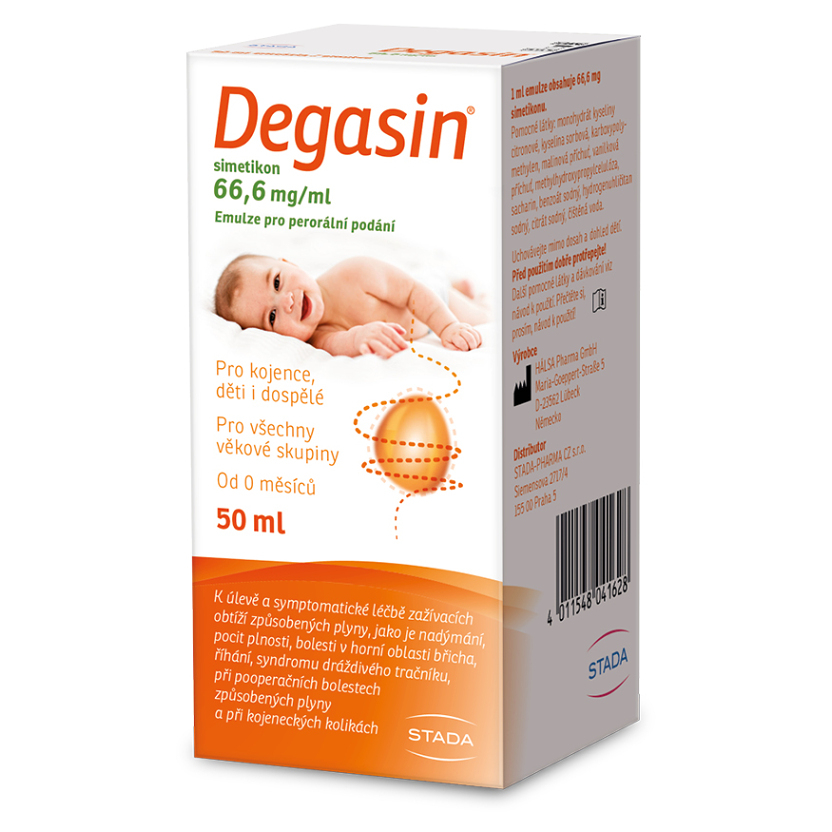 DEGASIN Simetikon 66.6 mg/ml emulze nadýmání 50 ml