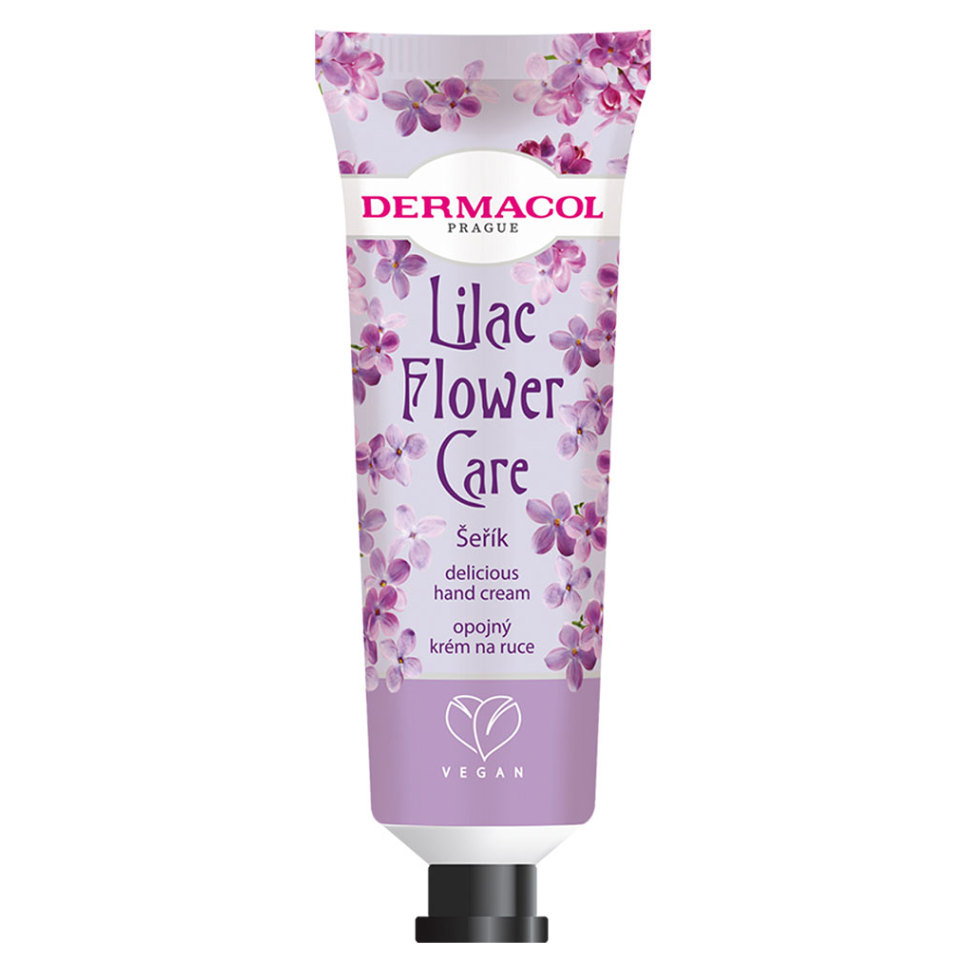 DERMACOL Flower Care Opojný krém na ruce Šeřík 30 ml