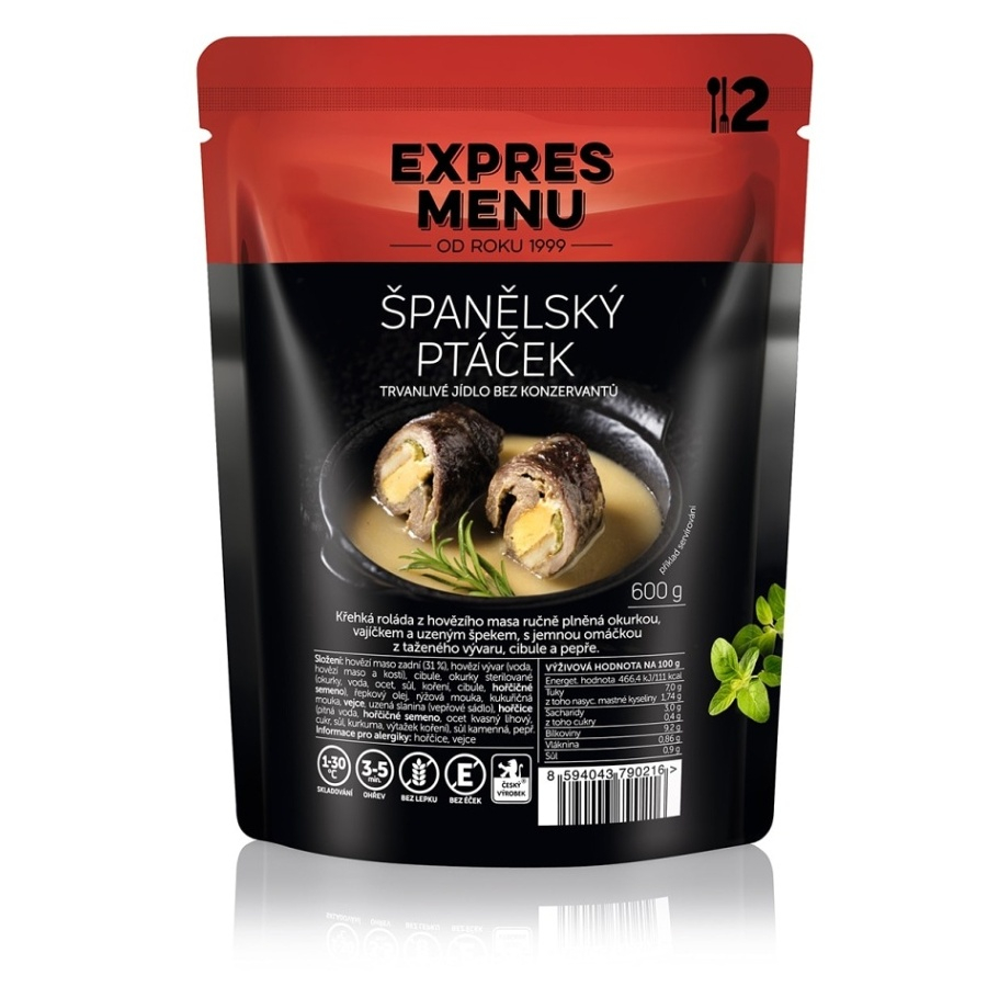 EXPRES MENU Španělský ptáček bez lepku 2 porce