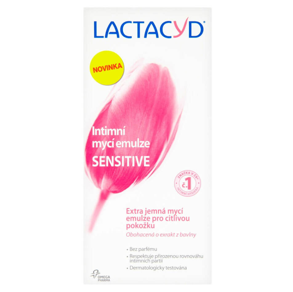LACTACYD Intimní mycí emulze Sensitive 200 ml