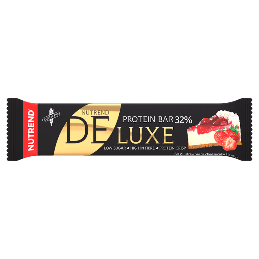 NUTREND Deluxe protein tyčinka jahodový cheesecake 60 g
