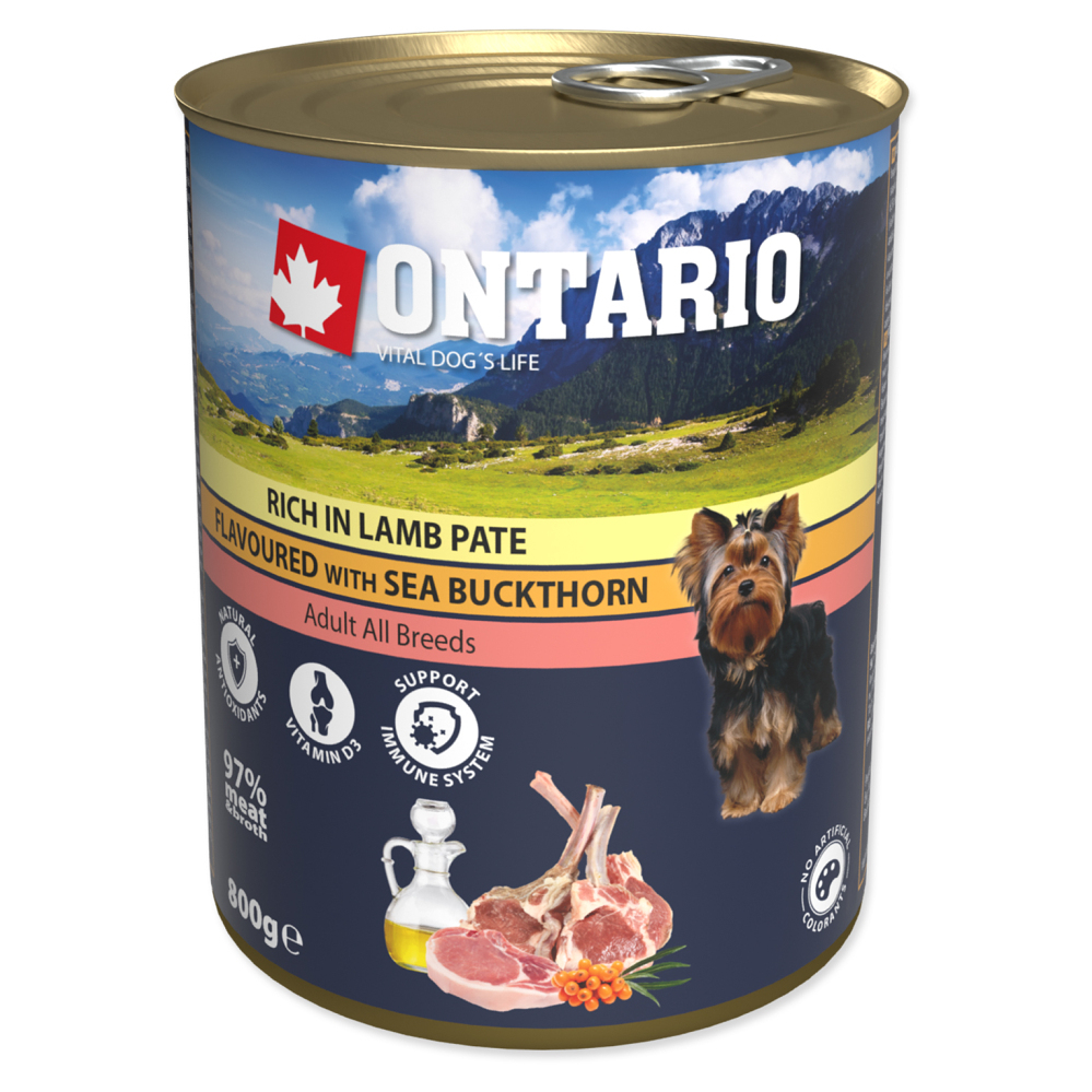 ONTARIO Konzerva  jehněčí paté s bylinkami 800 g