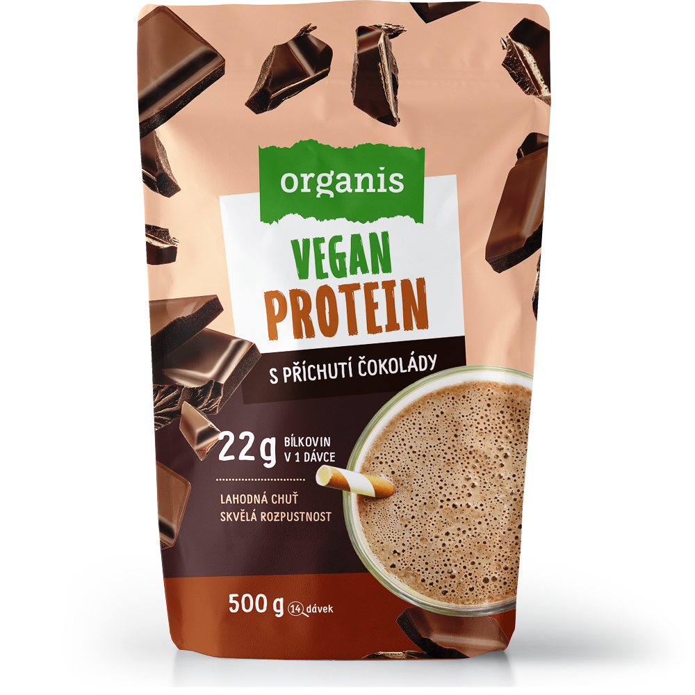 ORGANIS Veganský protein čokoláda 500 g