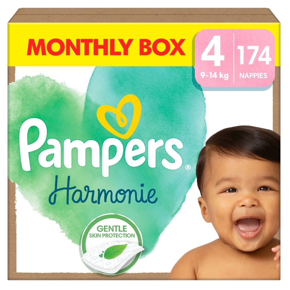 PAMPERS Harmonie pleny M box S4 174 kusů