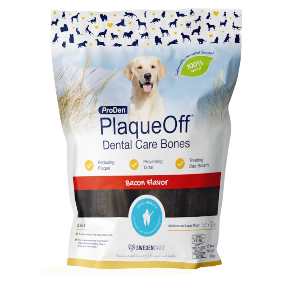PRODEN Plaqueoff™  dental bones slaninové 485 g