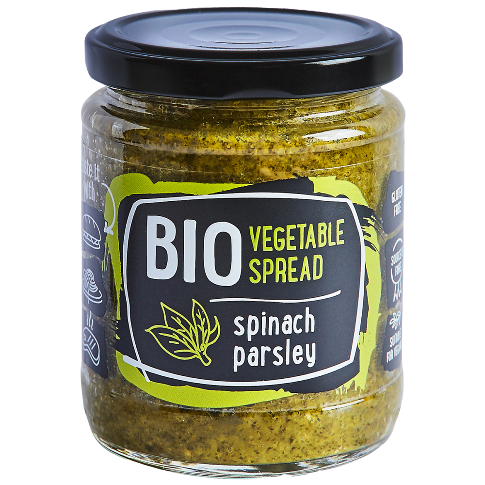 RUDOLFS Zeleninová pomazánka se špenátem a petrželí BIO 235 g