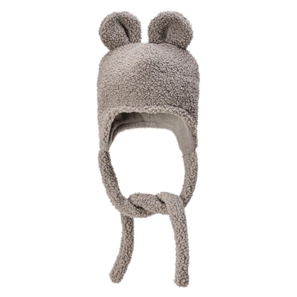 T-TOMI Čepička teddy grey 1 kus