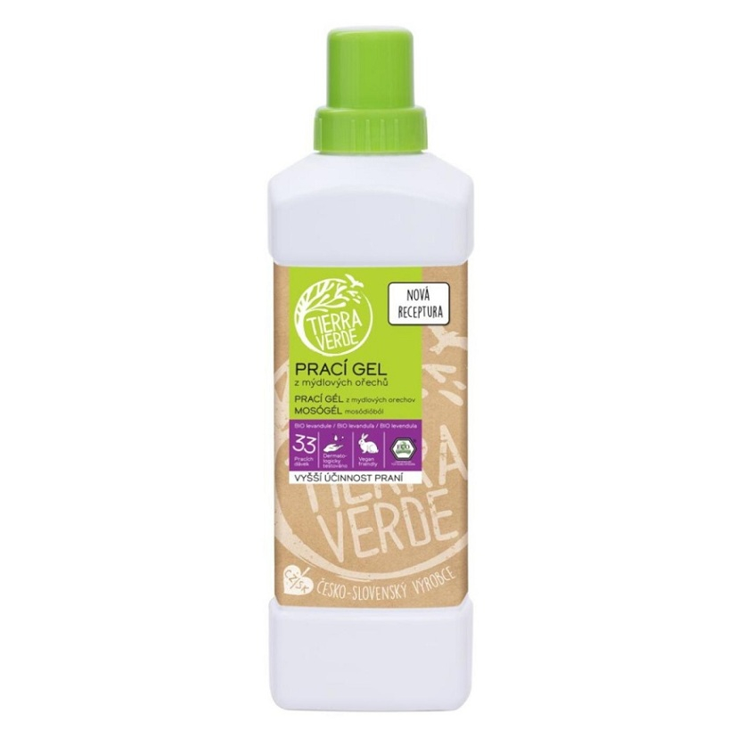 TIERRA VERDE Prací gel s BIO levandulí 1 l