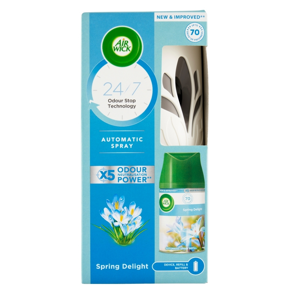 AIR WICK Freshmatic Difuzér a náplň do osvěžovače vzduchu Jarní vánek 250 ml