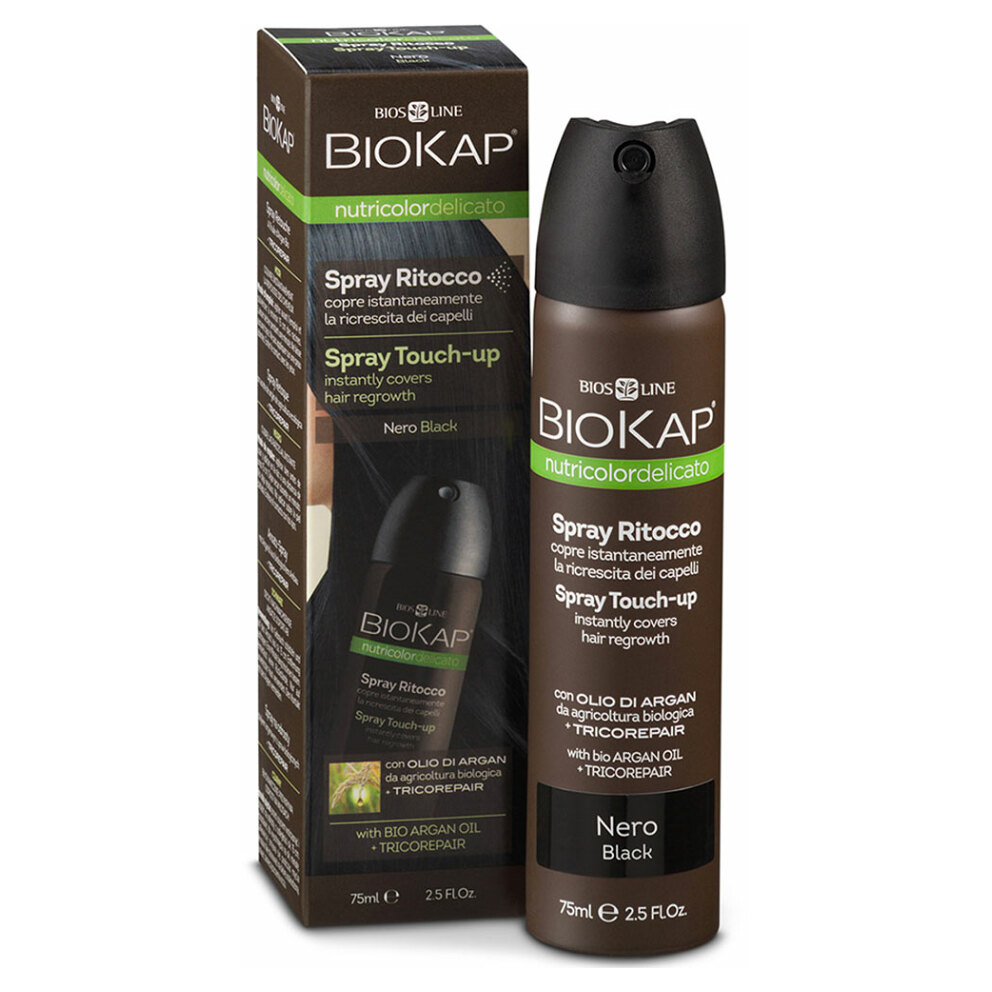 BIOKAP Spray Touch Up krycí spej Černý 75 ml