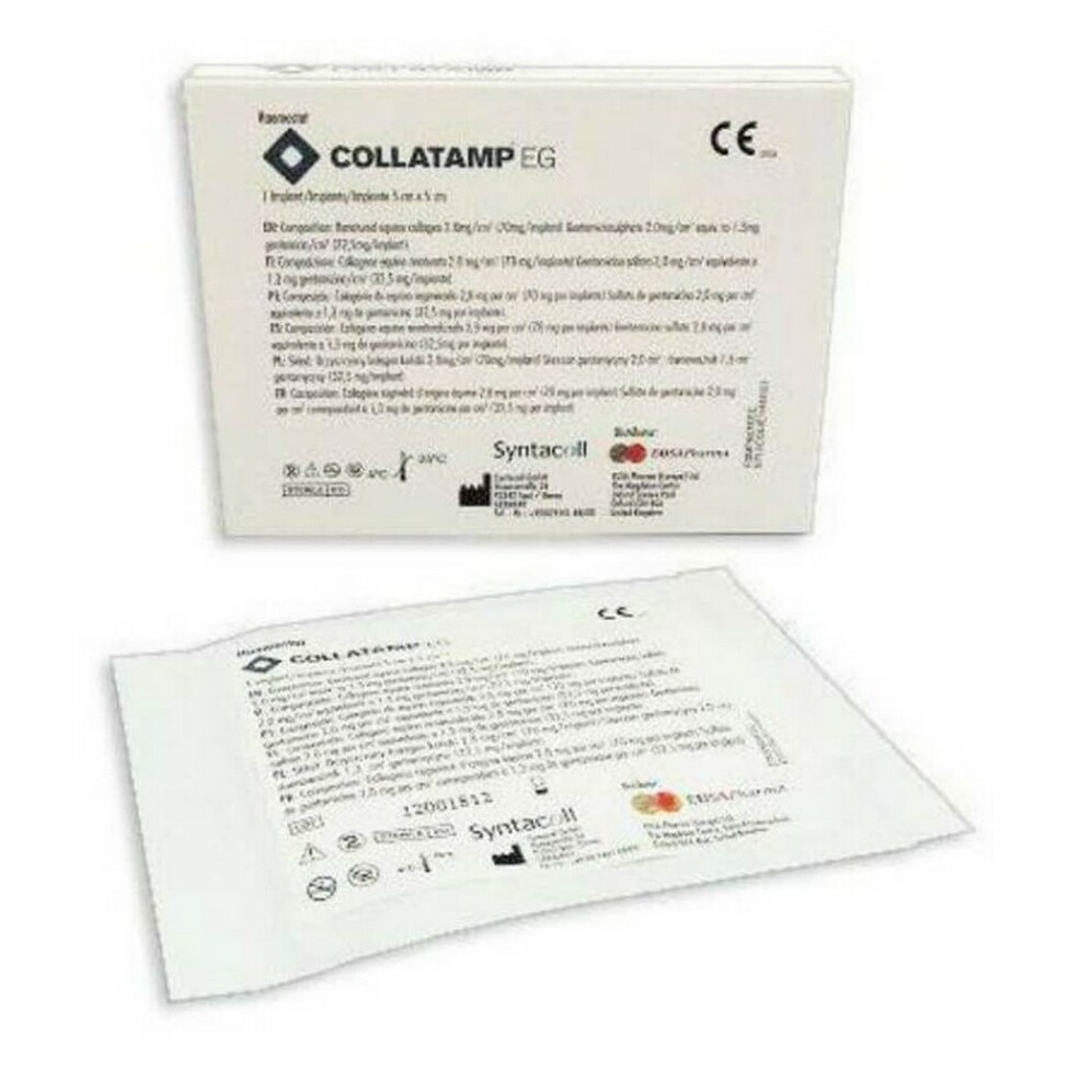 COLLATAMP EG Hemostatická houbička 5 x 5 x 0