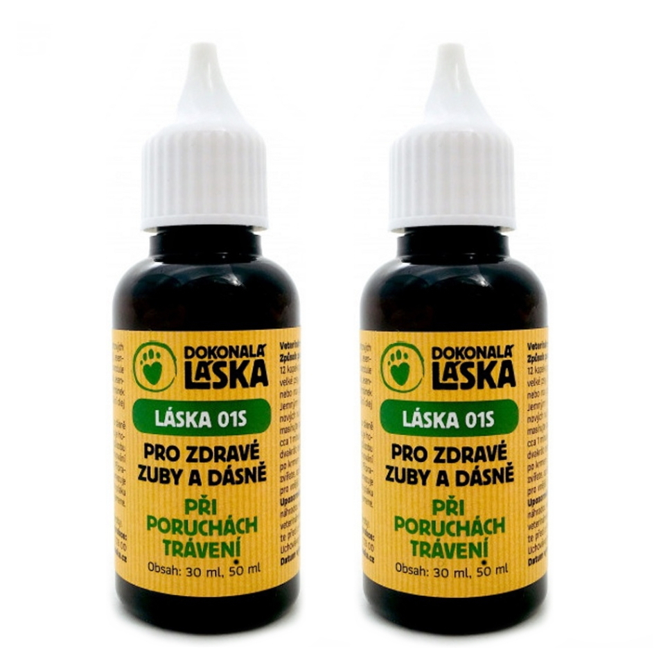 DOKONALÁ LÁSKA 01S Pro zdravé zuby a dásně při poruchách trávení 100 ml