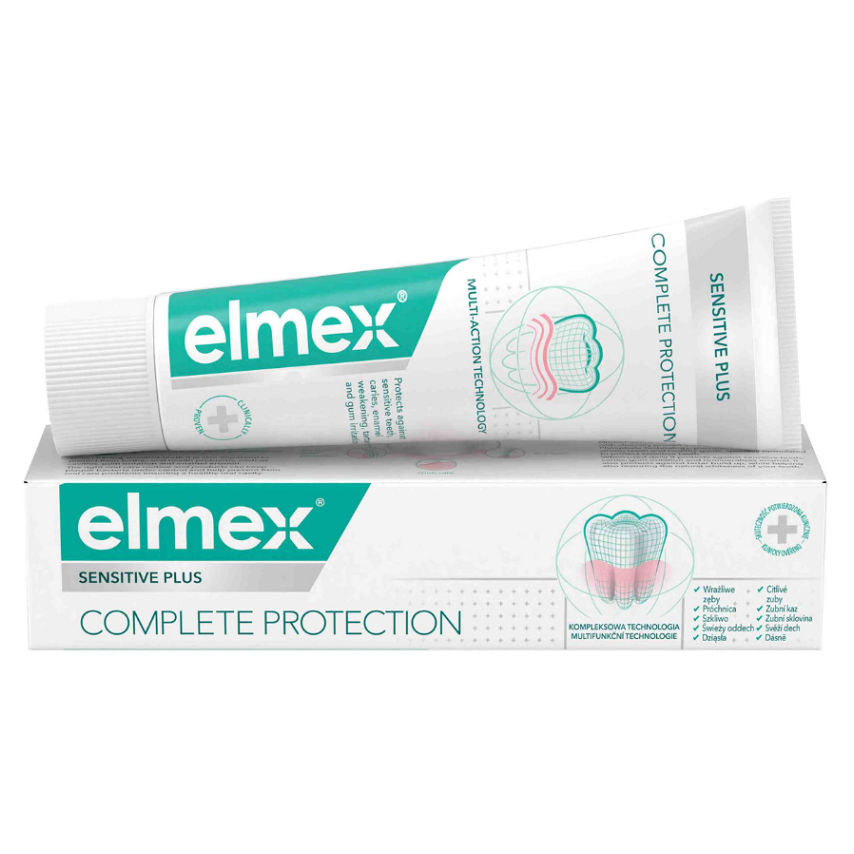 ELMEX Sensitive Complete Protection Zubní pasta pro kompletní ochranu zubů 75 ml