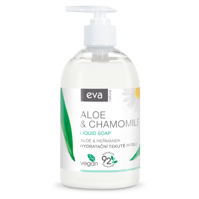 EVA NATURA Hydratační tekuté mýdlo Aloe & Heřmánek 500 ml