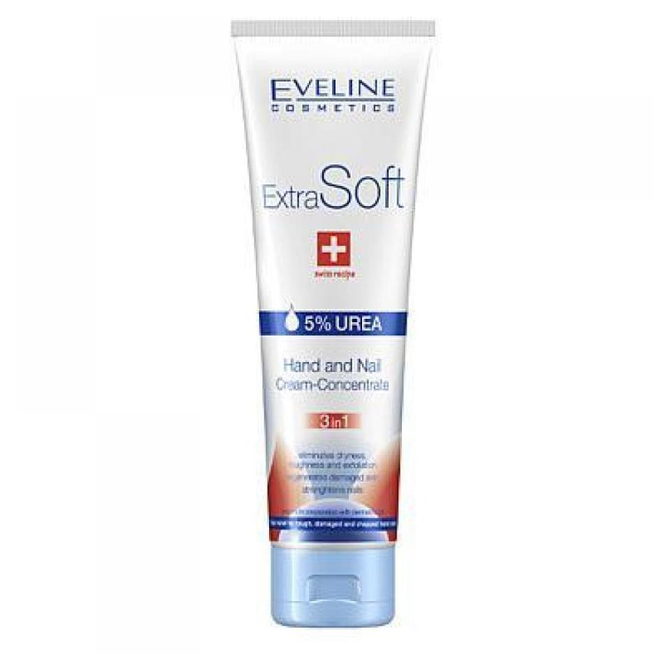 EVELINE Krém na ruce a nehty Extra Soft 3v1 100 ml