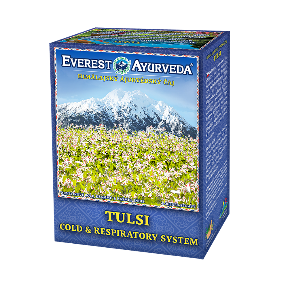 EVEREST AYURVEDA Tulsi krční oblast a průdušky sypaný čaj 100 g