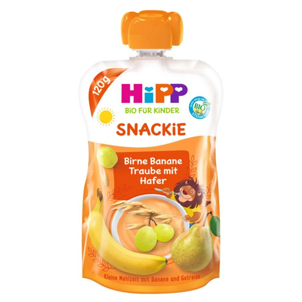 HiPP BIO Sport Hruška-Banán-Bíle hrozno-Oves od 12. měsíců 120 g