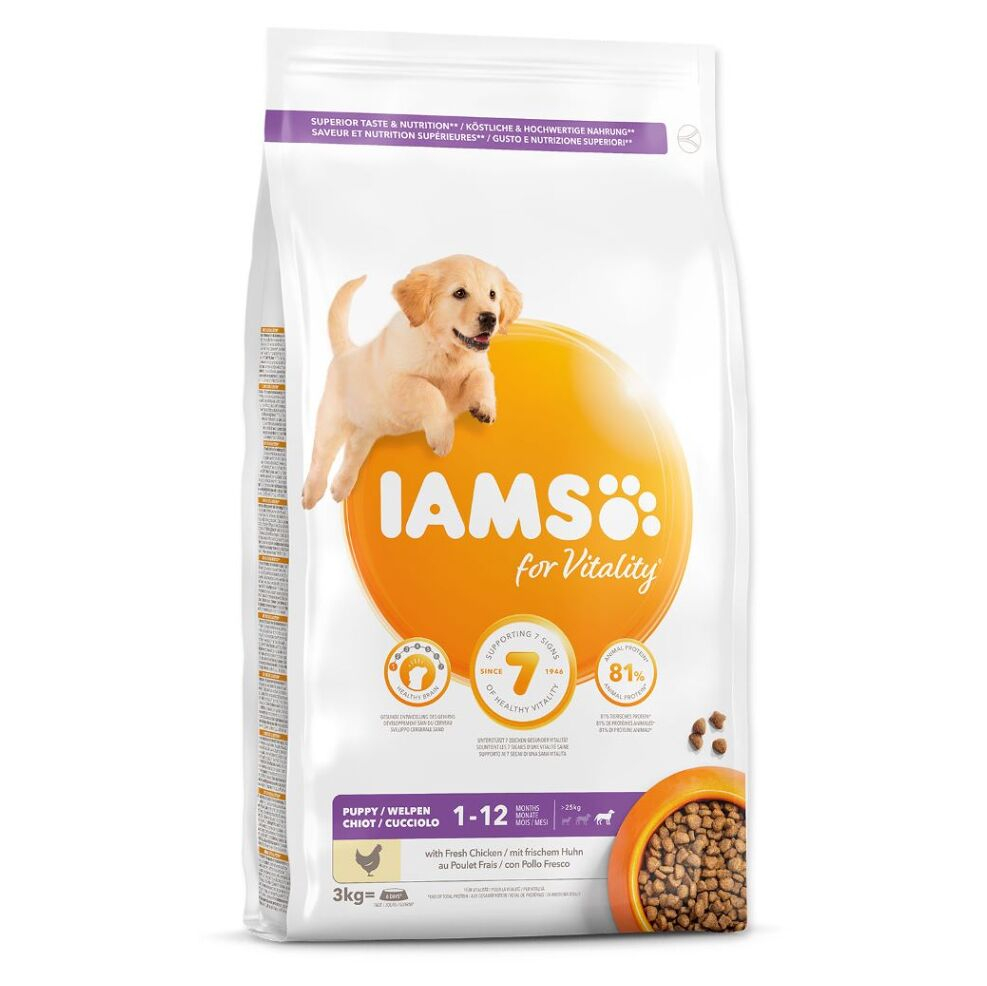 IAMS Dog Puppy Large Chicken granule pro psy 1 kus