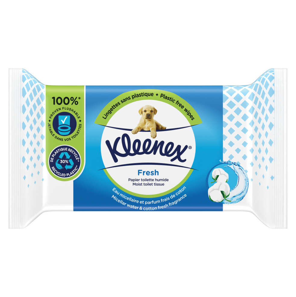 KLEENEX Vlhčený toaletní papír Fresh 42 kusů